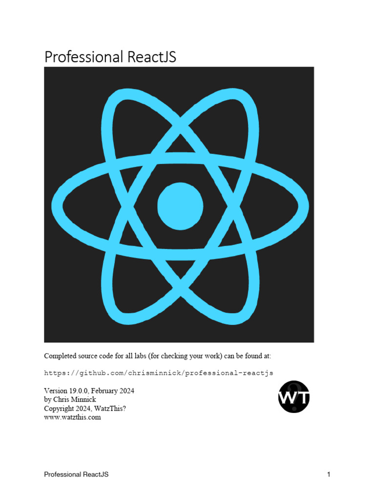 Professional React v19.0.1 Labs | PDF | Document Object Model | Java Script
