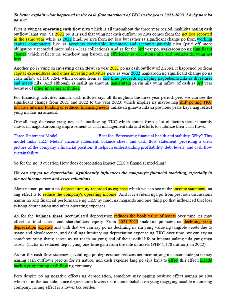 Script | PDF | Depreciation | Expense
