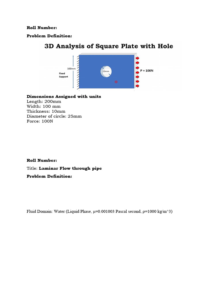 CFD Analysis of Laminar Flow in Pipes | PDF | Viscosity | Laminar Flow