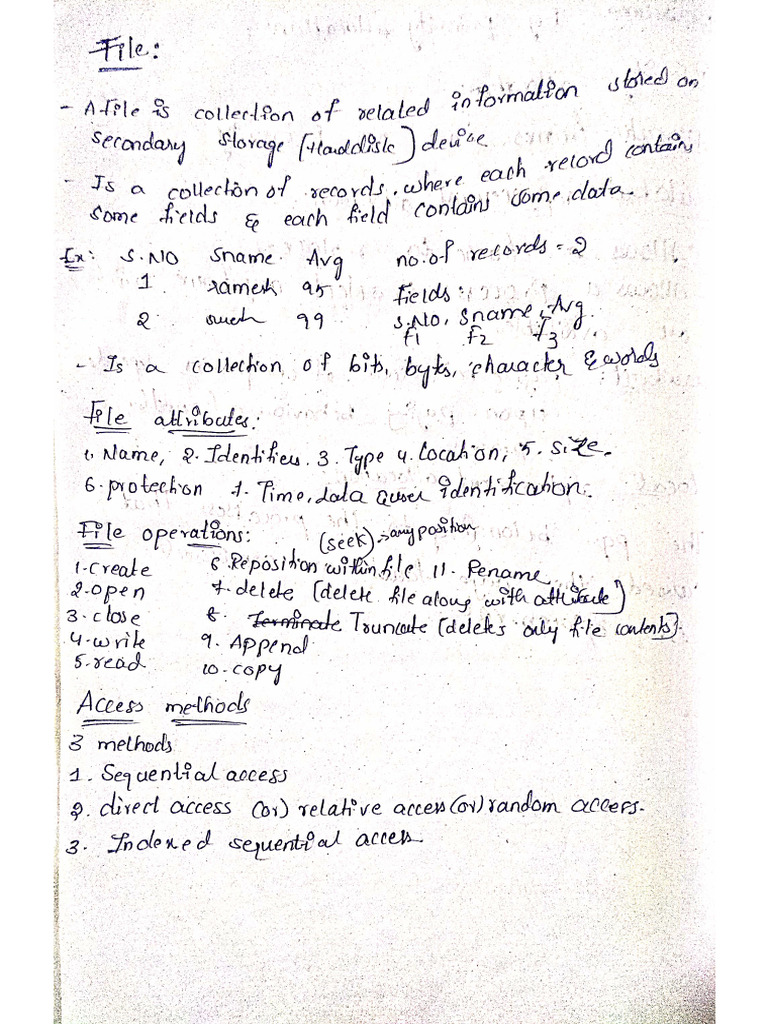 Unit 4 (Files) | PDF