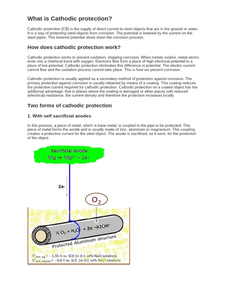 15. Cathodic protection | PDF | Corrosion | Anode