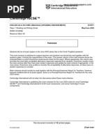Cambridge IGCSE ™: Information & Communication Technology 0417/02 | PDF ...