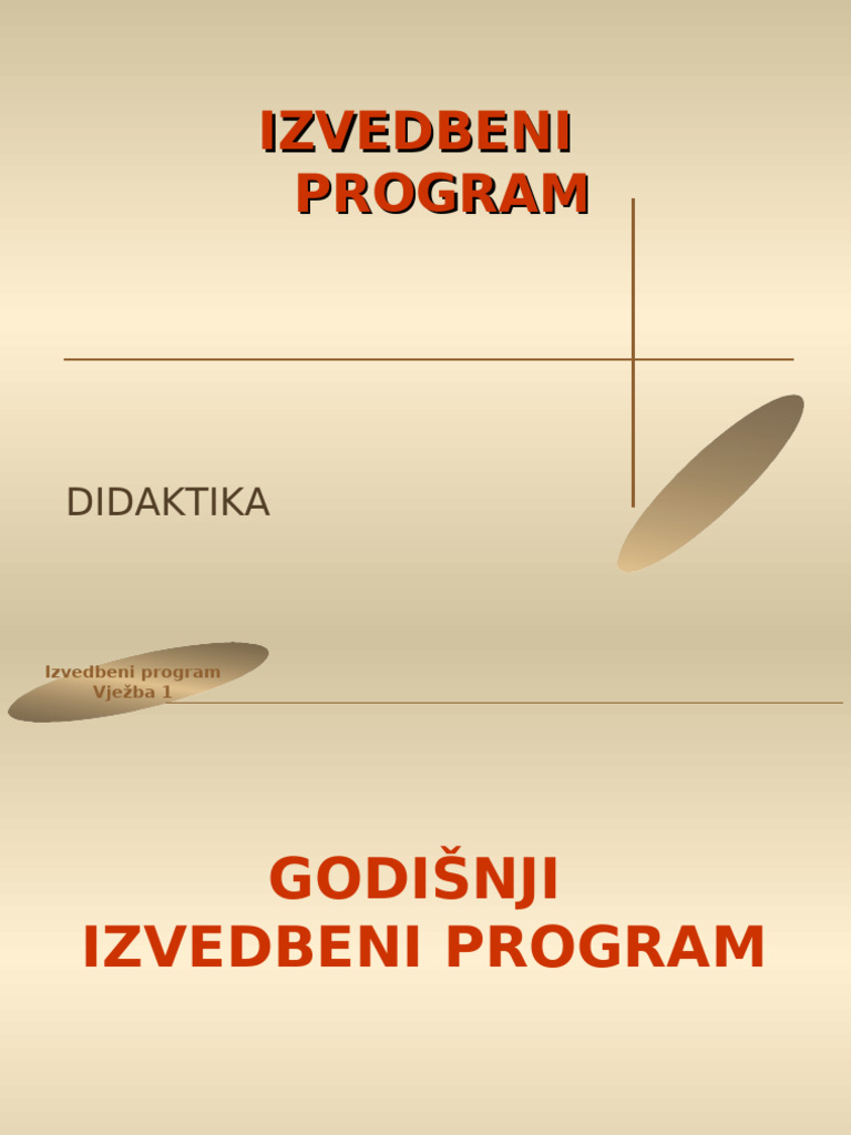 02izvedbeni Program | PDF