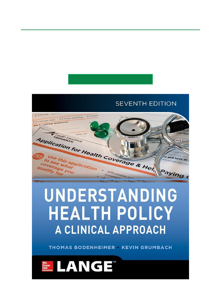 Explore Understanding Health Policy 7th Edition Scribd Download PDF