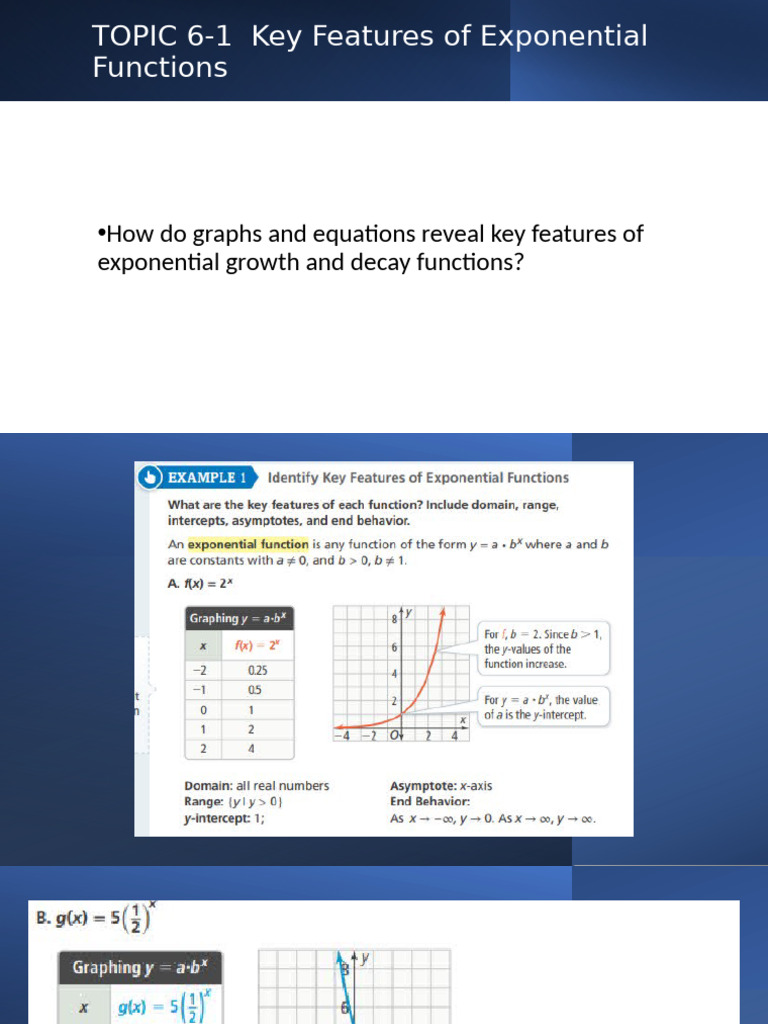 Exponential and Logarithmic Functions Guide | PDF