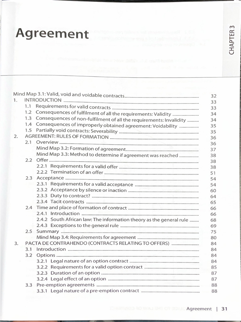 Agreement Chapter 2 p1 | PDF