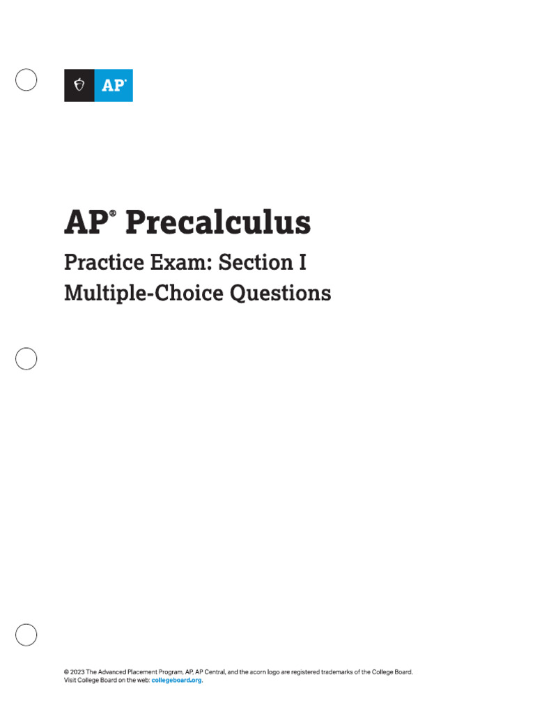 AP Exam MC | PDF