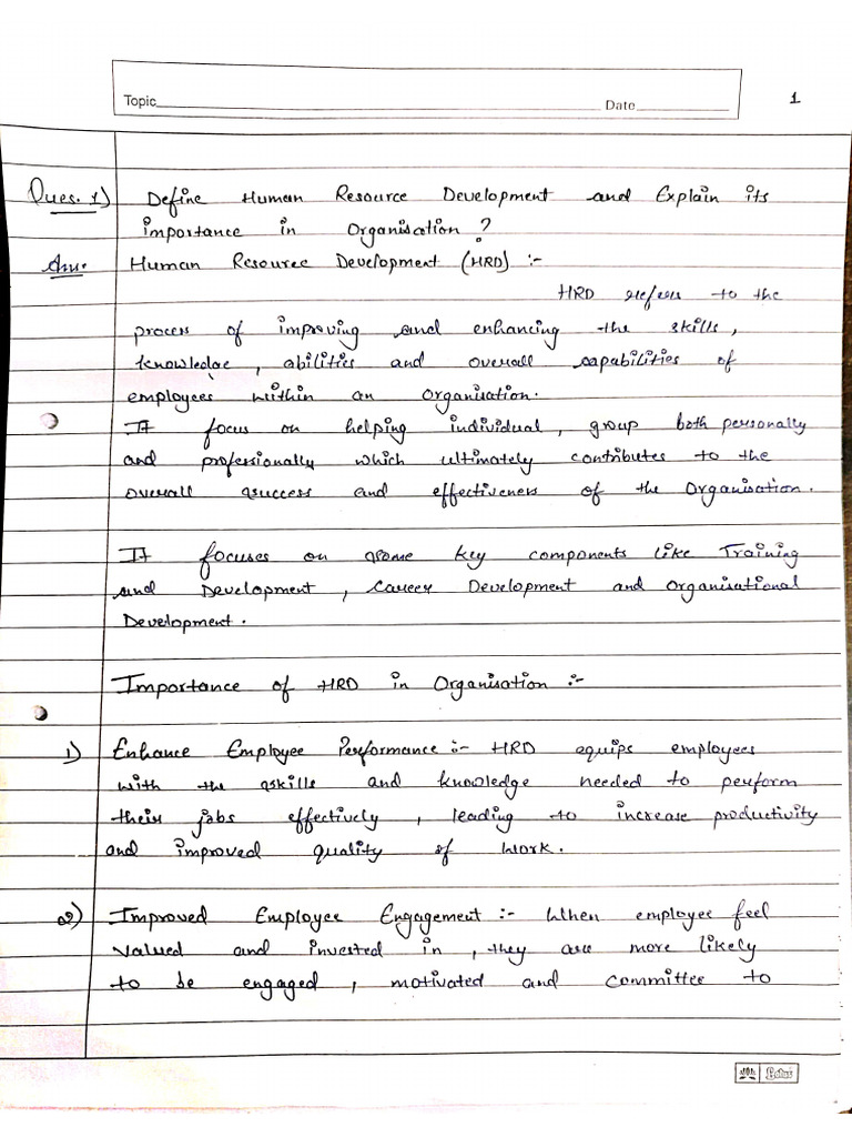 Assignment HRD | PDF