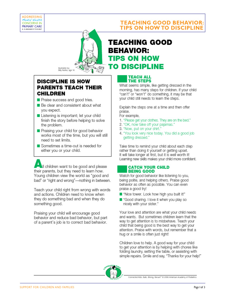 Effective Discipline Tips for Parents | PDF | Pediatrics | Juvenile ...