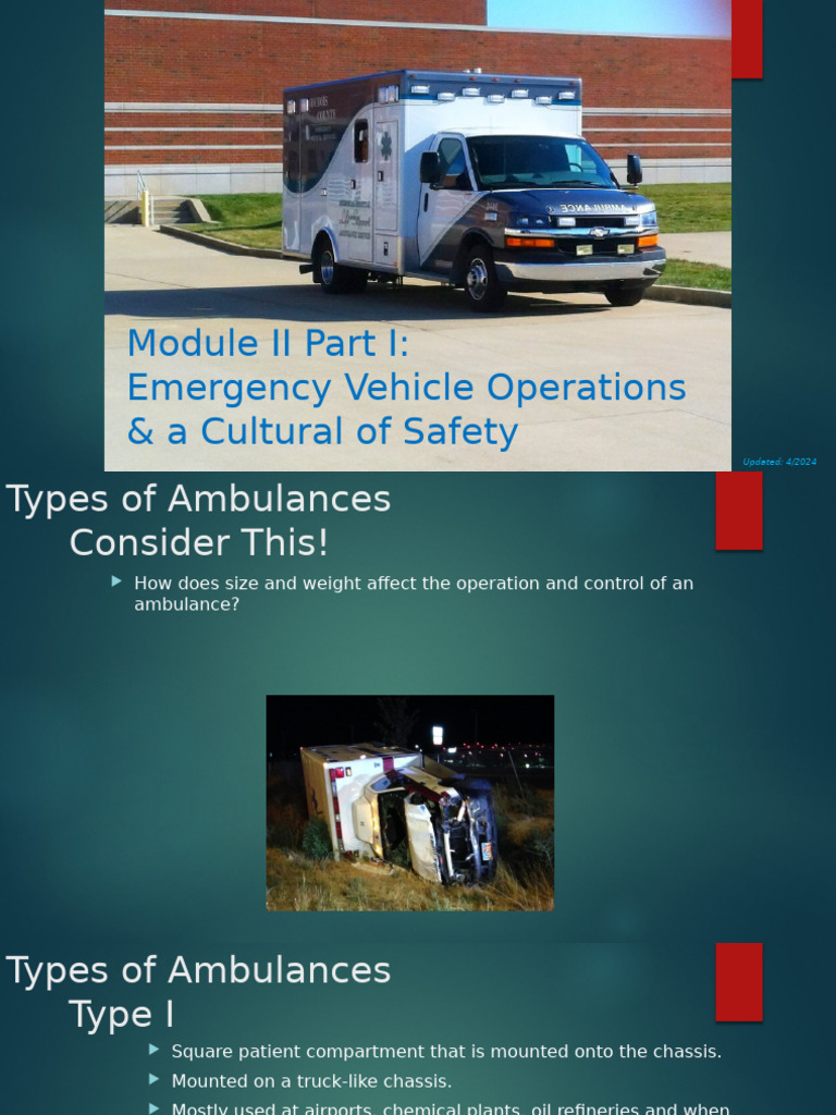 EVOC Module 2 PT 1 | PDF | Ambulance | Brake