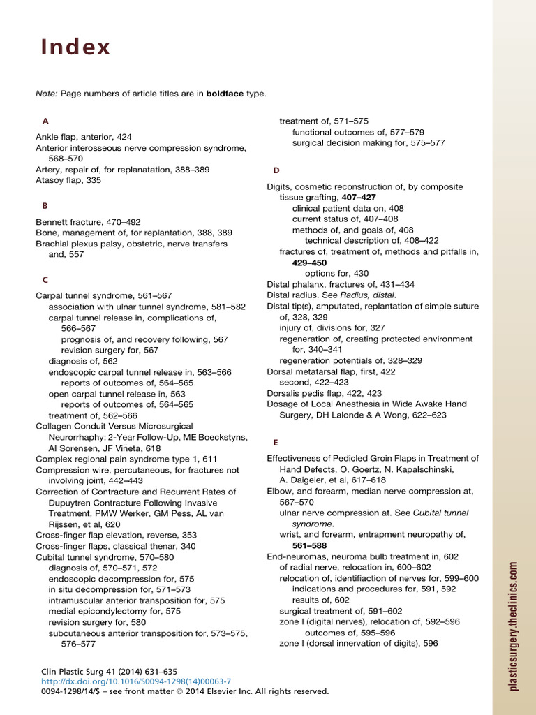 Comprehensive Guide to Hand Surgery Techniques | PDF | Hand | Elbow