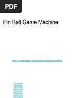 Wooden Pinball Machine DIY | PDF
