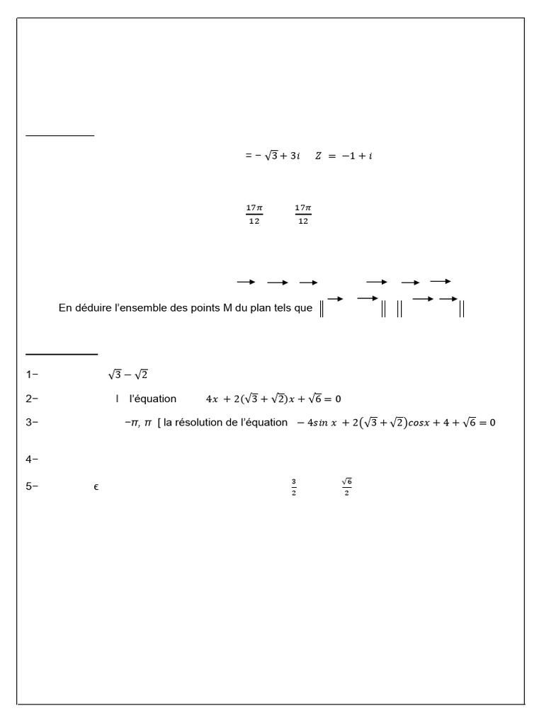 Sujet zéro Bac Maths 2025 | PDF | Analyse mathématique | Mathématiques