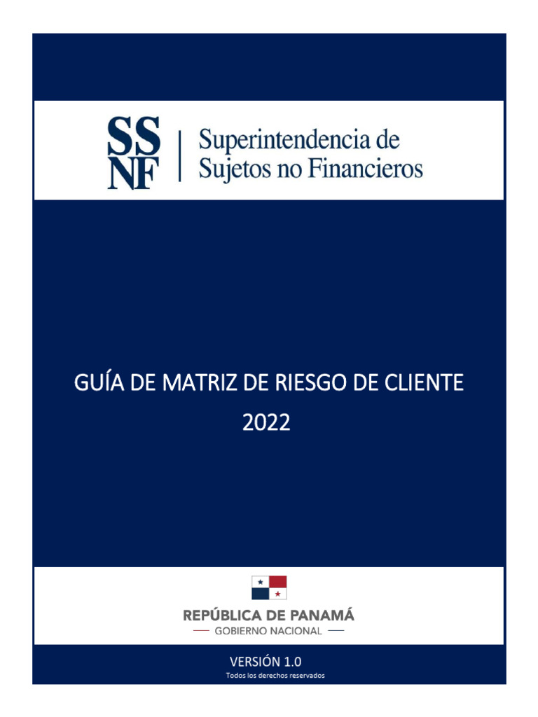 Metodología para Matriz de Riesgo Cliente | PDF | Contador | Cliente