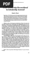boyer 1995 from scholarship reconsidered to scholarship assessed