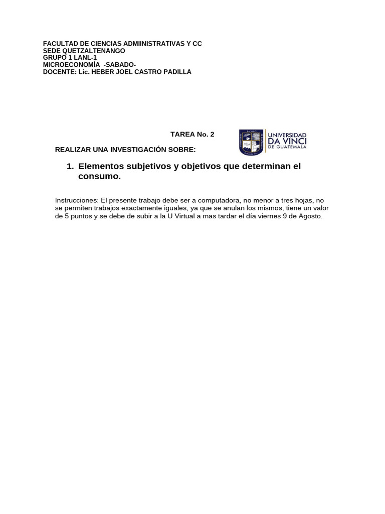 Tarea No. 2 | PDF
