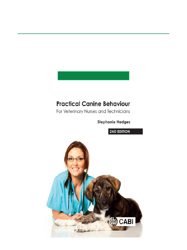 Practical Canine Behaviour for Vets | PDF