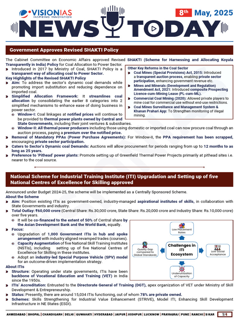 May 2025 Current Affairs Overview | PDF | Leopard