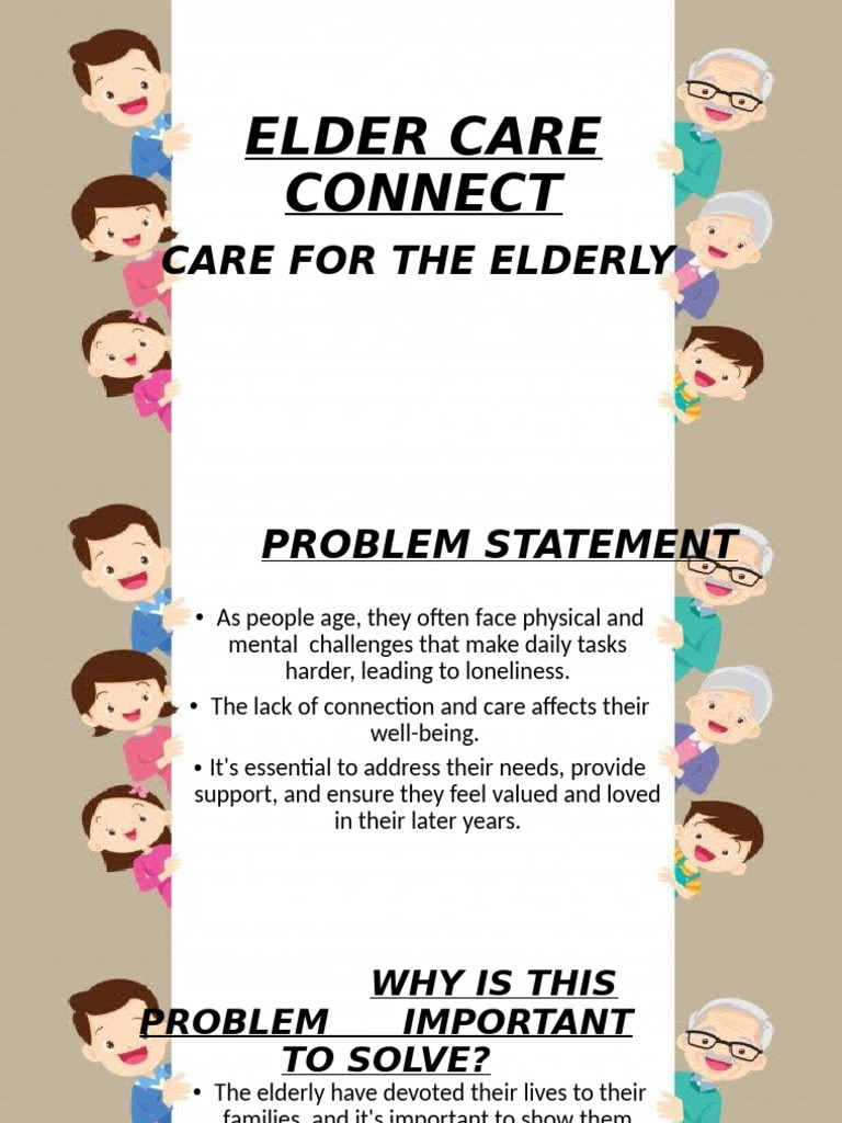 Elderly Plan Pdf