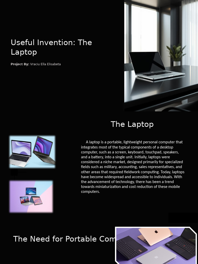 Useful Invention The Laptop | PDF