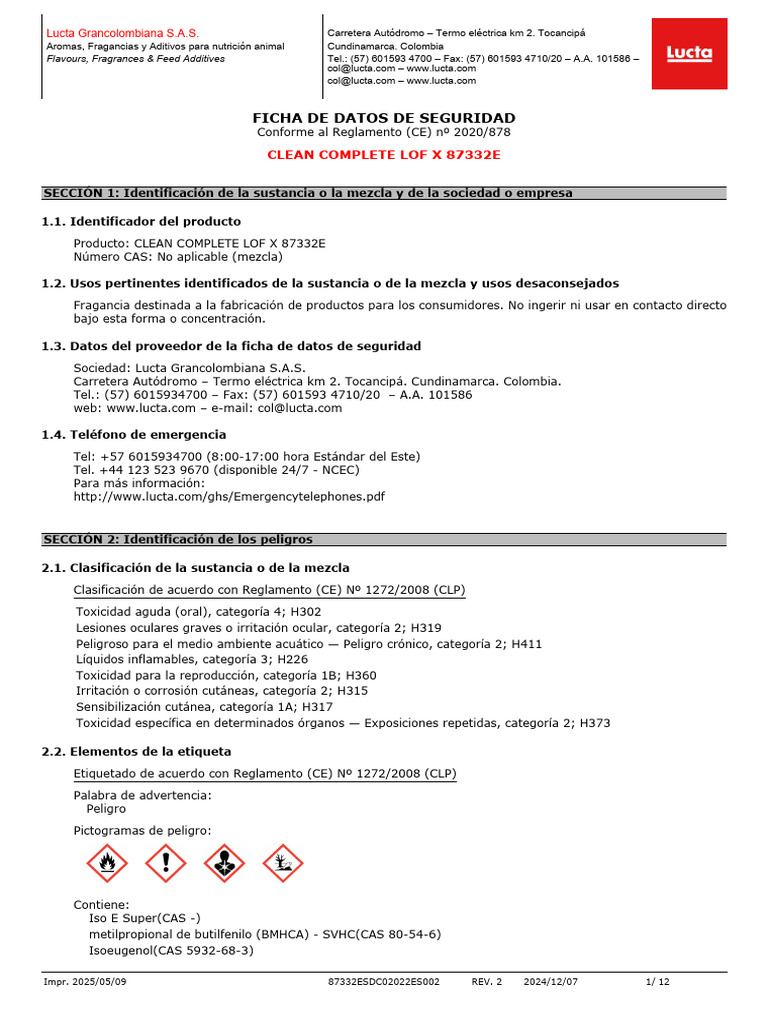 Fds Clean Complete Lof X 87332e | PDF | Daños y perjuicios