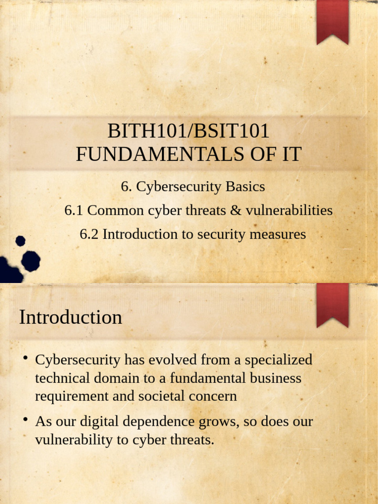 Cybersecurity Basics | PDF | Malware | Security