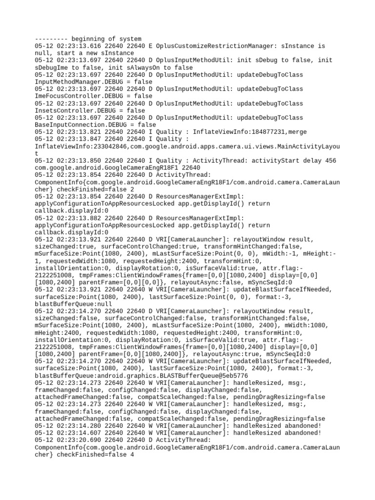 Log Cat 1746996808924 | PDF | Software | Computer Programming