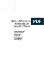 Role of Infrastructure Growth in The Growth of Media