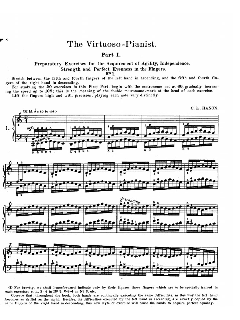 Método Hanon | PDF