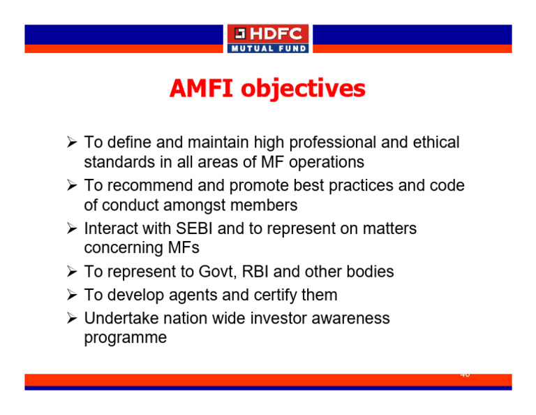 AMFI Code of Ethics Overview | PDF