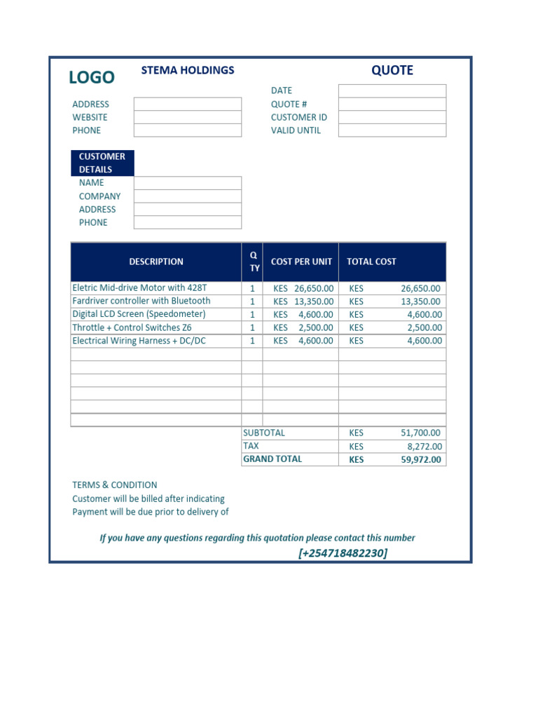 STEMA Invoice | PDF