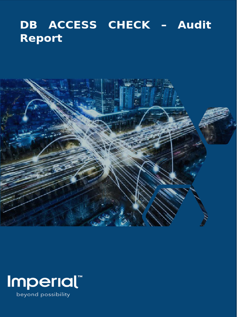 DB Accesss Check Audit Report | PDF | Databases | Computer File