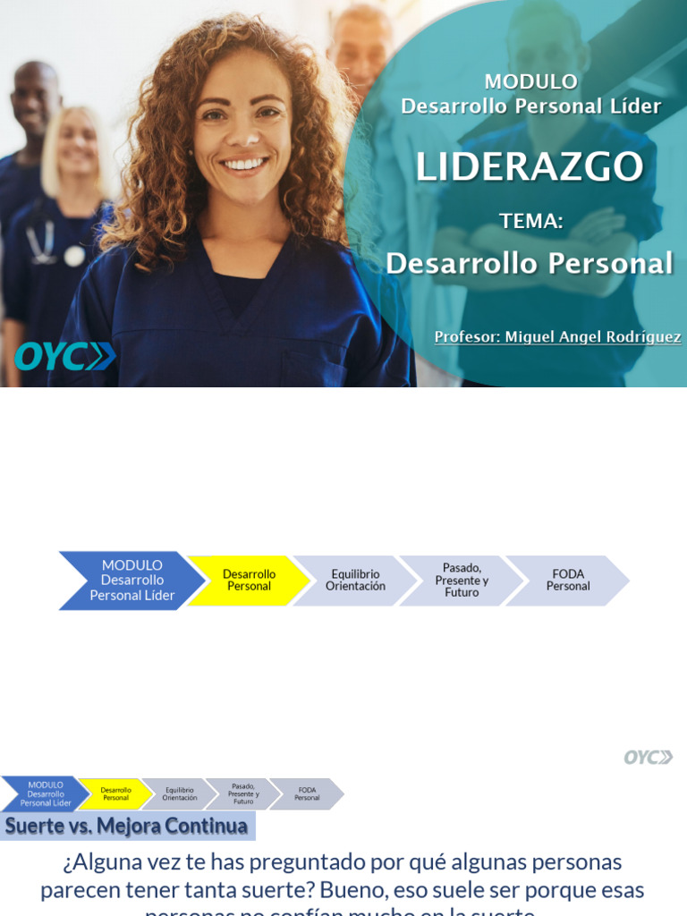 1 Desarrollo Personal Líder | PDF | Liderazgo | Desarrollo personal