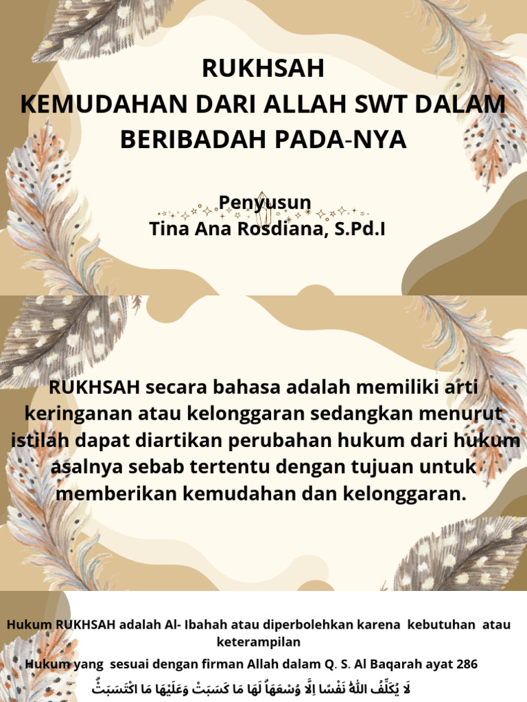 Rukhsah. - 20250511 - 015507 - 0000 | PDF