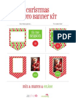 How Does She Christmas Banner Kit