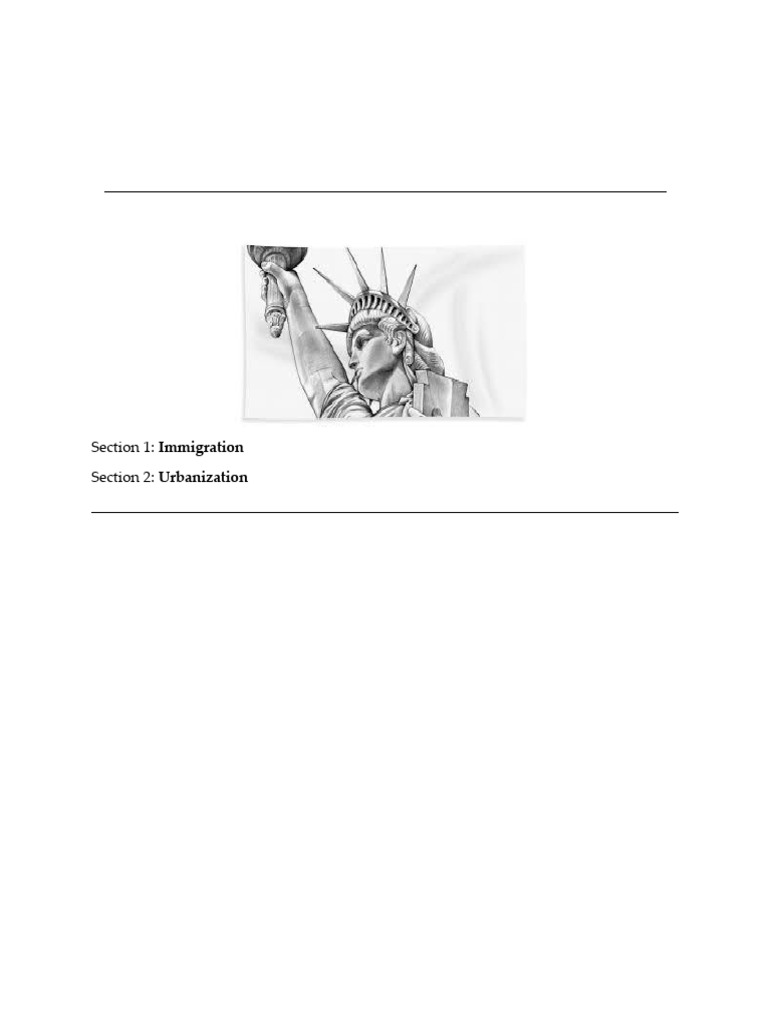 Urban America Worksheet 10 | PDF