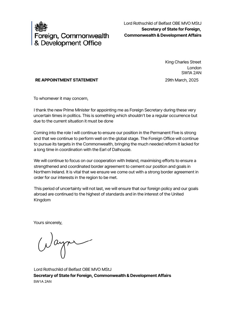 Lords FCDO Sec | PDF