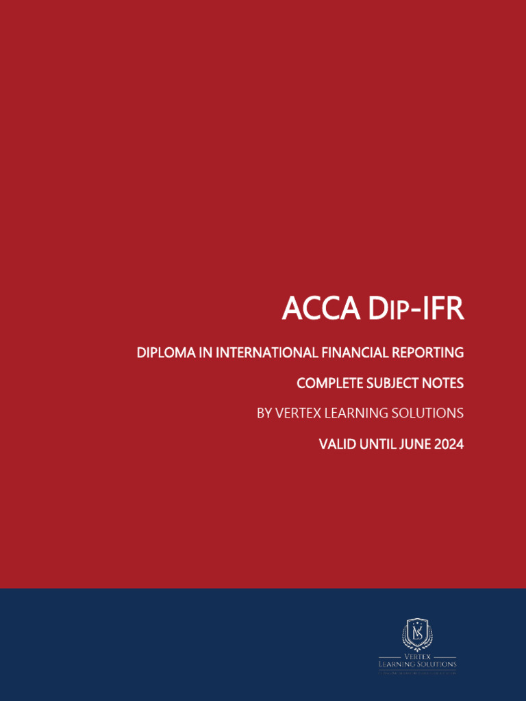 ACCA DIP-IFR Complete Study Notes | PDF | International Financial ...