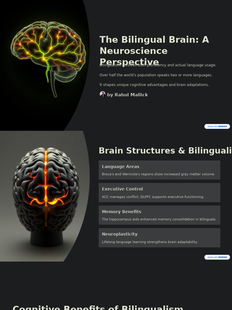 Bilingualism's Impact on Brain Health | PDF