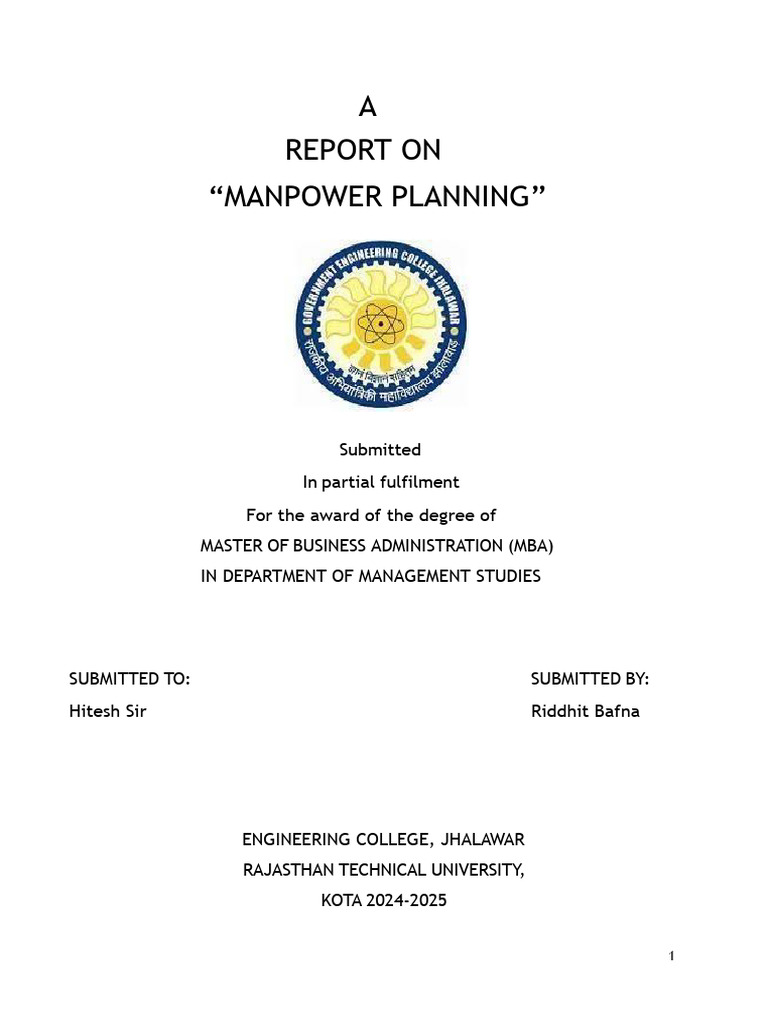 Manpower Planning at Infosys Limited | PDF | Employee Retention | Human ...