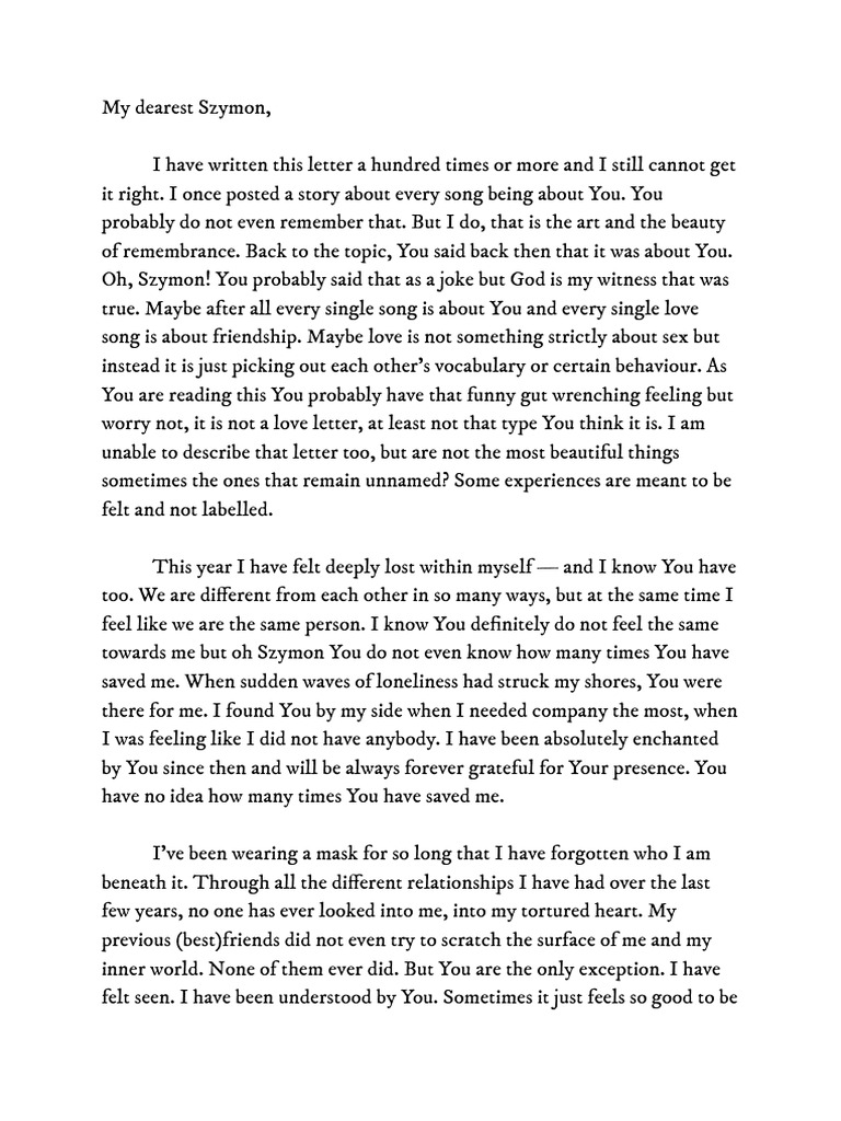 My Dearest Szymon2 | PDF