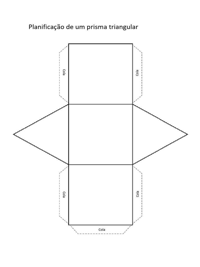 Planificacao Prisma Triangular | PDF