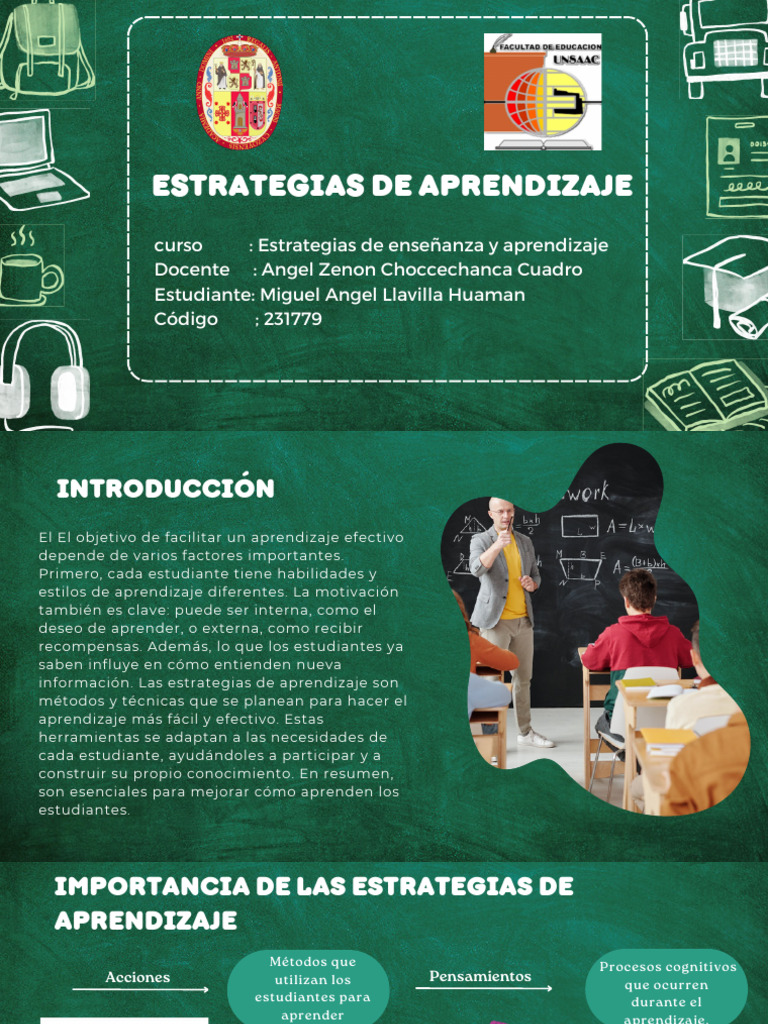 Estrategias Efectivas de Aprendizaje | PDF | Aprendizaje | Enseñando