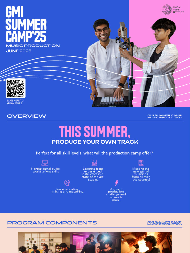 Summer 2025 Production Camp Brochure | PDF | Learning