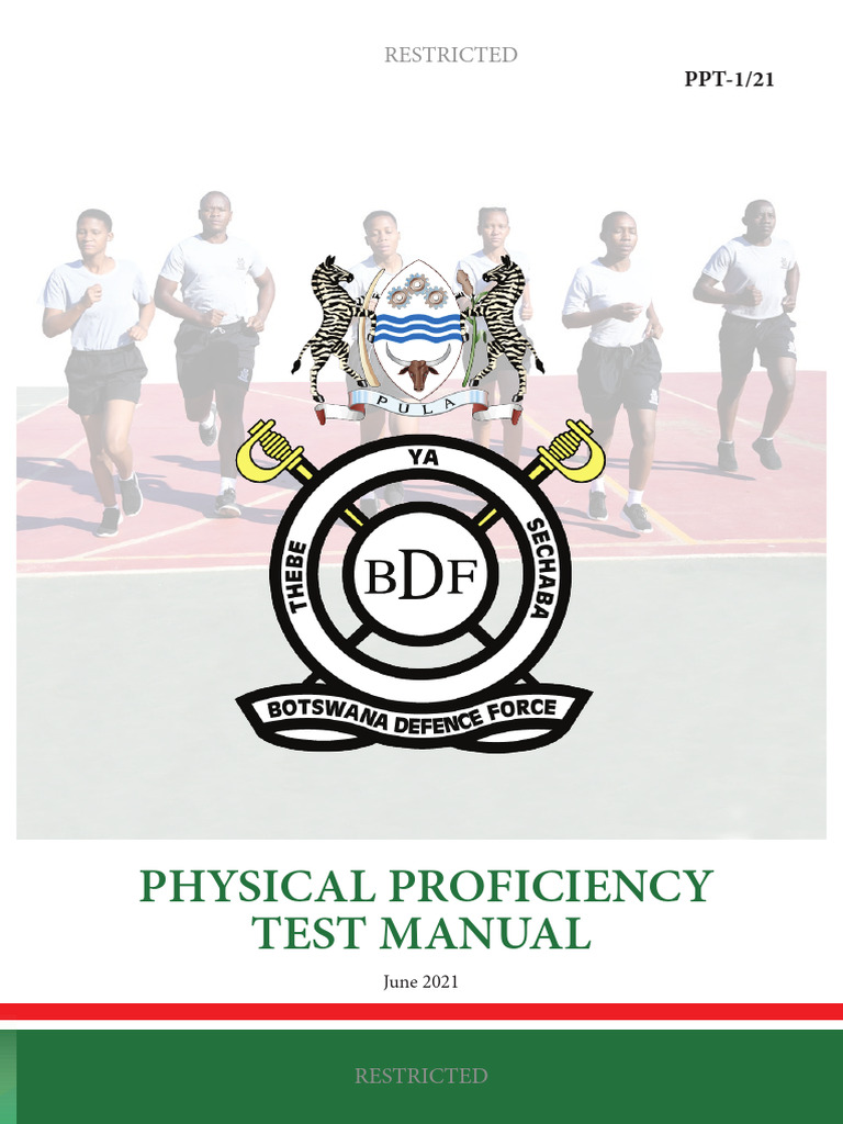 BDF Physical Proficiency Test Manual | PDF | Pregnancy | Anatomical ...