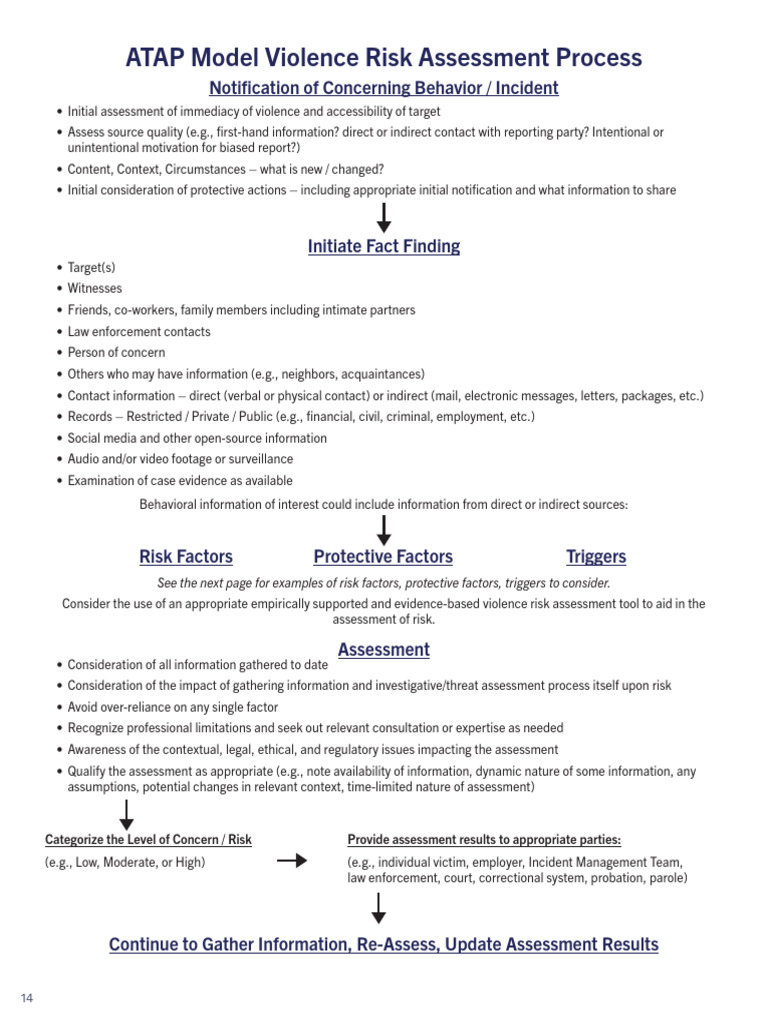 ATAP Violence Risk Assessment Guide | PDF | Borderline Personality ...