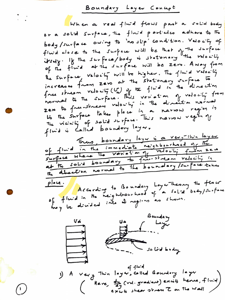Boundary Layer Dynamics in Fluids | PDF
