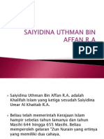 Saiyidina Uthman Bin Affan R
