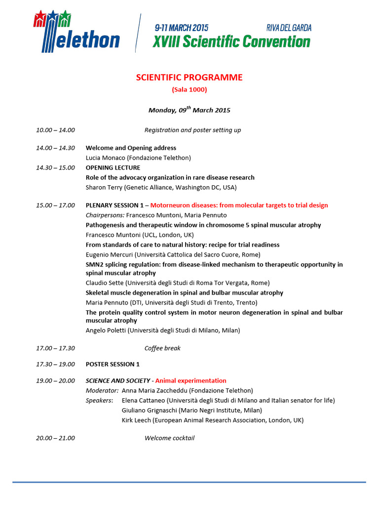 Convention Scientific Program20150223.pdf1133051274 | PDF | Gene ...