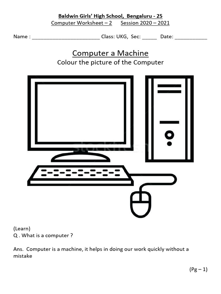 Computer Worksheet2 21062020 | PDF